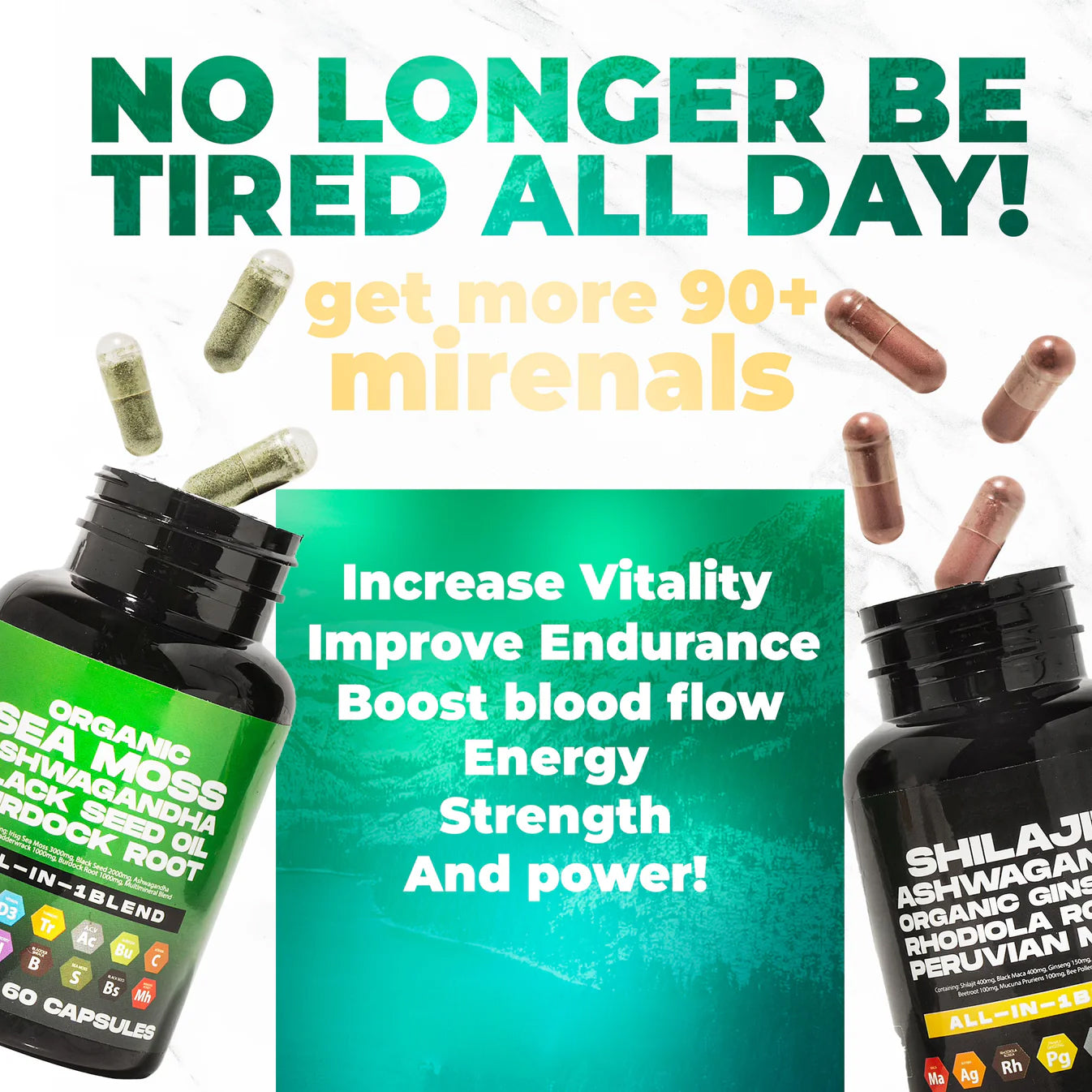 Sea Moss & Shilajit Power Bundle [Buy 1 - Get 1 FREE]