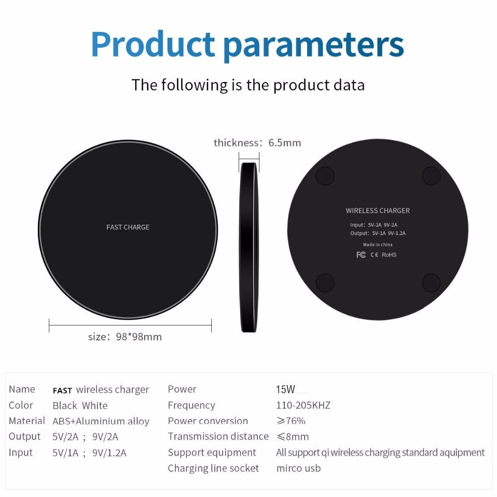 30W Fast Wireless Charger